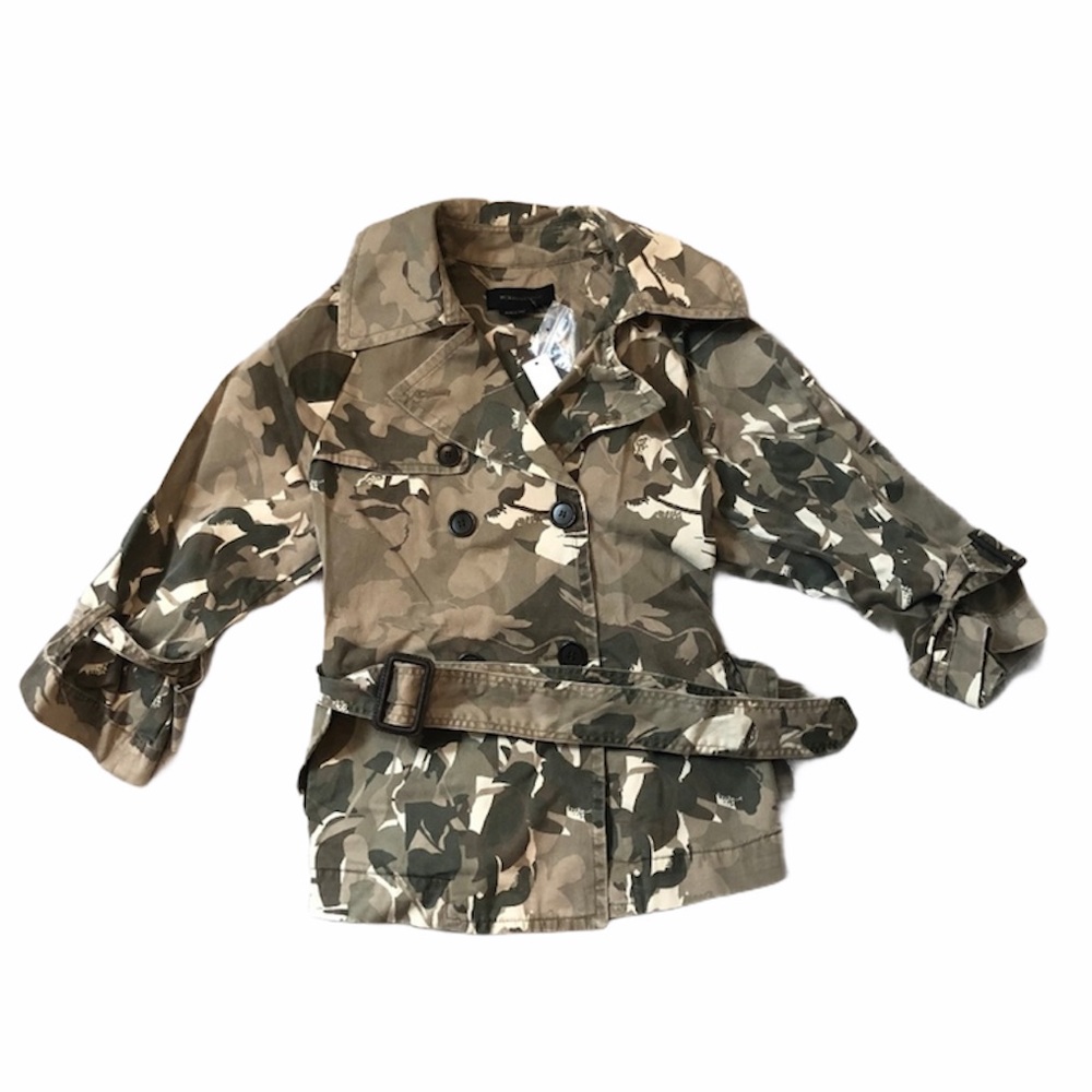 BCBG Camo Trench Blazer